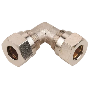EQUAL ELBOW NICKEL PLATED