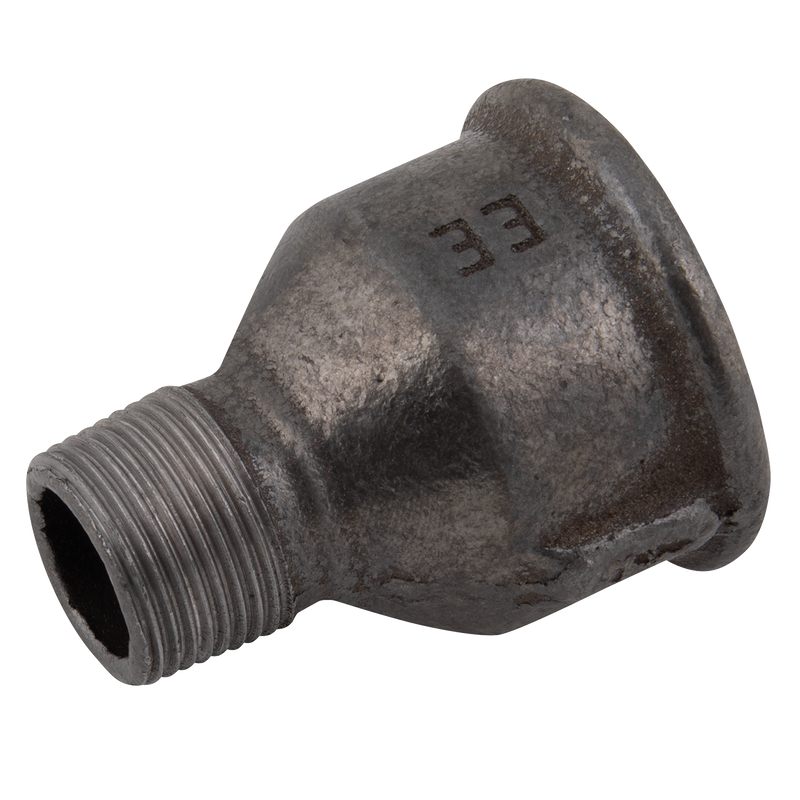 1X3/4 BSPT MALE/FEM SOCKET BLACK