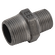 2X1.1/2    BSPT MALE HEX NIPPLE BLACK