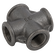 1.1/2BSP FEM EQUAL CROSS BLACK 180