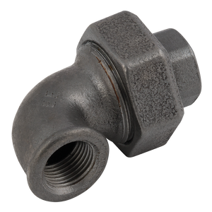 1    BSPP F/F TAPERSEAT 90 ELBOW BLACK