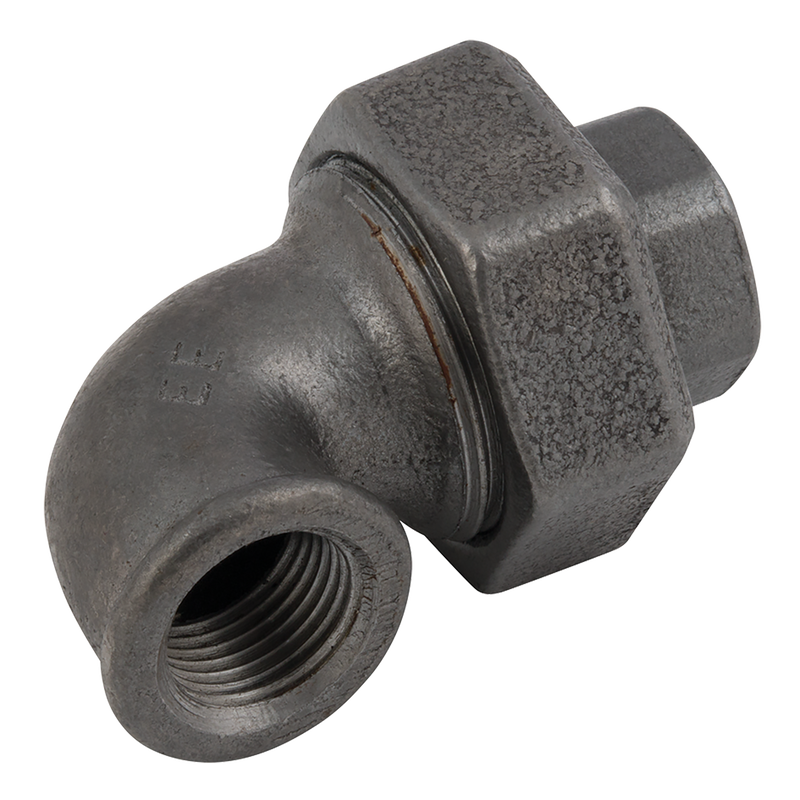 1    BSPP F/F TAPERSEAT 90 ELBOW BLACK