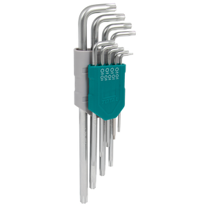 TORX KEY SET LONG ARM  9 PIECE