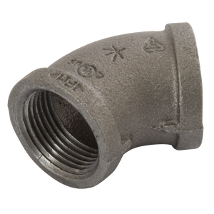 (BS FIG155) FXF BSPT 45  ELBOW BLK