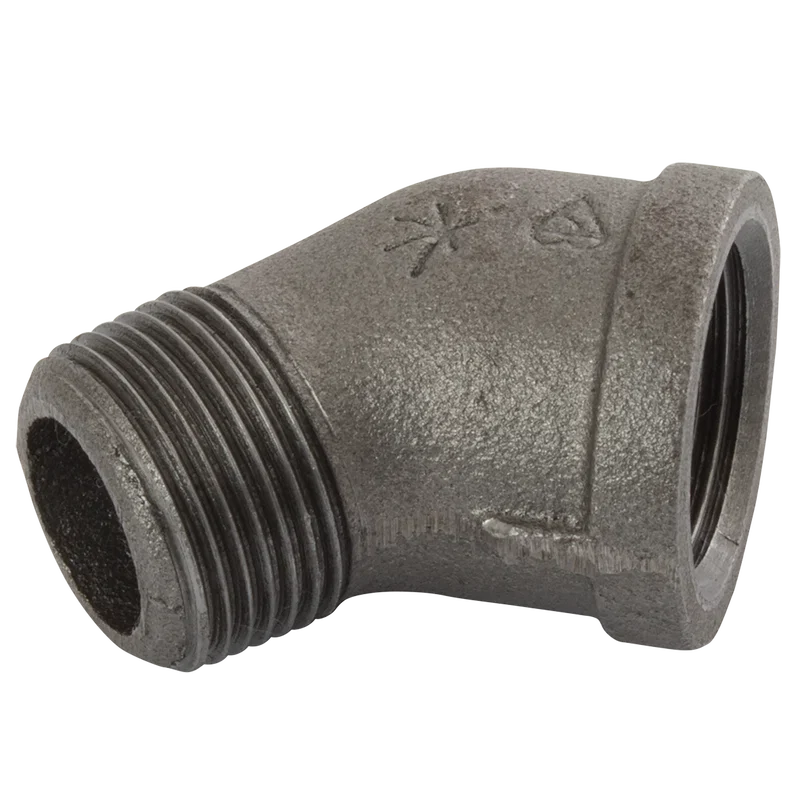 (BS FIG156) MXF BSPT 45  ELBOW BLK
