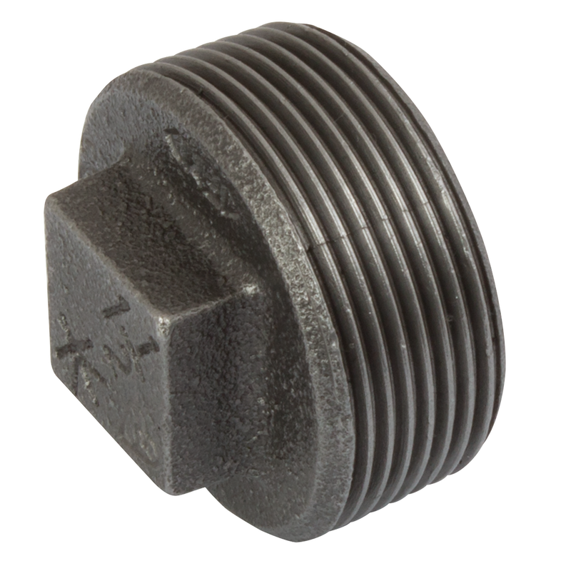 (BS FIG147) BSPT HOLLOW PLUG BLK