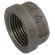 (BS FIG185) BSPT END CAP 1.1/2 BLK