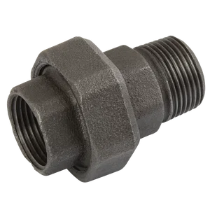 (BS FIG257) BSPT MXF UNION BLK