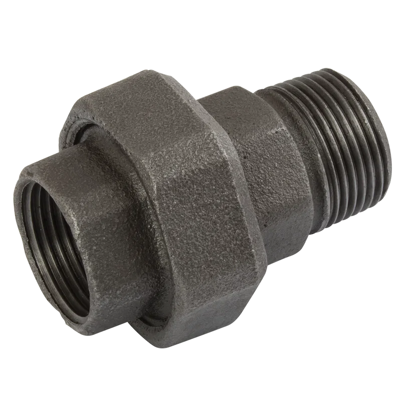 (BS FIG257) BSPT MXF UNION BLK
