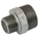 (BS FIG145)RED HEX NIP 2 X 1.1/2 GLV