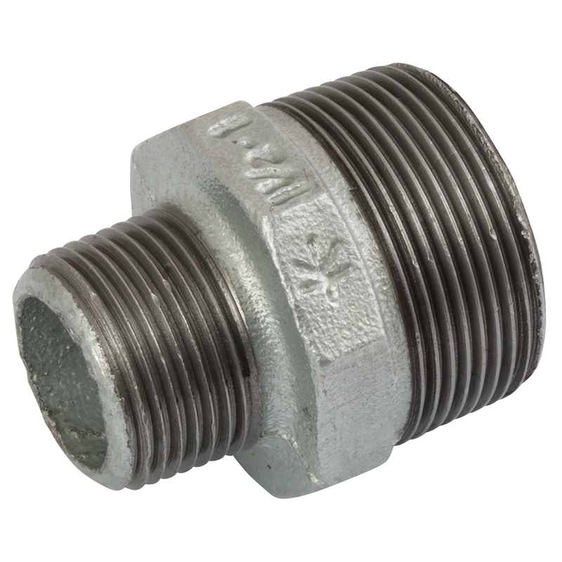 3 X 2 (BS FIG145) RED HEX NIP GLV