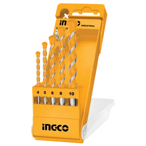 5PCS MASONRY DRILL BIT SET