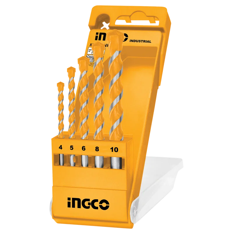 5PCS MASONRY DRILL BIT SET