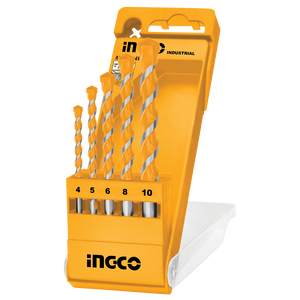 5PCS MASONRY DRILL BIT SET