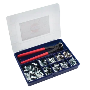 9-11MM TO 22-25MM O-CLIP KIT MILD STEEL