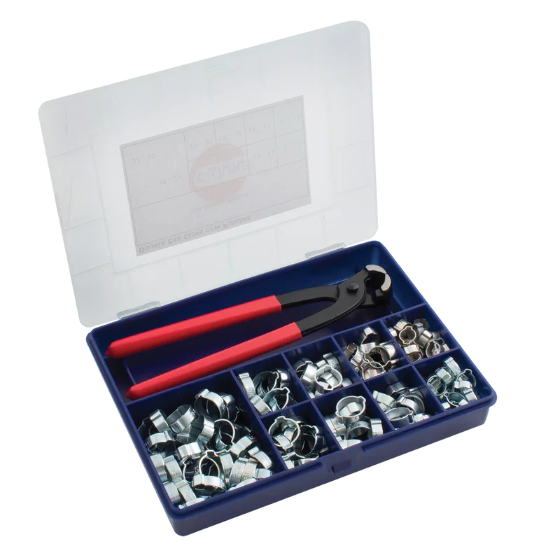 9-11MM TO 22-25MM O-CLIP KIT MILD STEEL