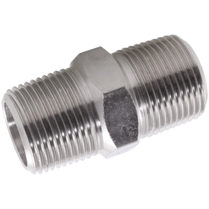 BSPT M/M HEX NIPPLE 3K 316/L