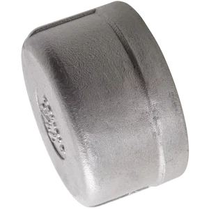NPT F ROUND CAP 3K 316/L