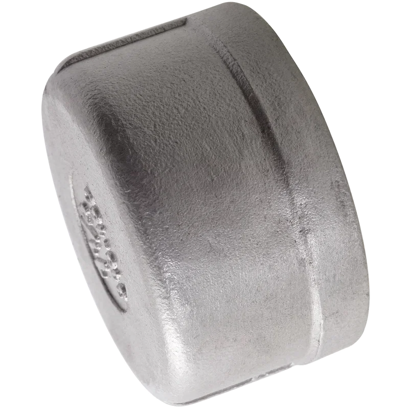 NPT F ROUND CAP 3K 316/L