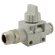 06MM X 1/8 BSPT X TUBE GREY B.VALVE