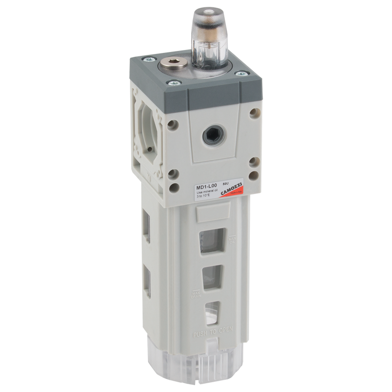 MD LUBRICATORS WITH REFILL VALVE