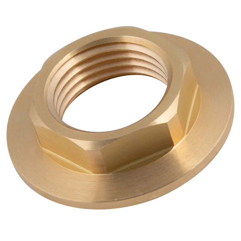 FLANGED BRASS LOCKNUT