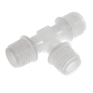 BSPT EQUAL MALE TEE PVDF