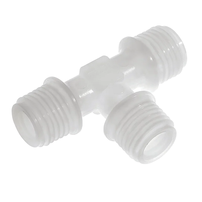 BSPT EQUAL MALE TEE PVDF