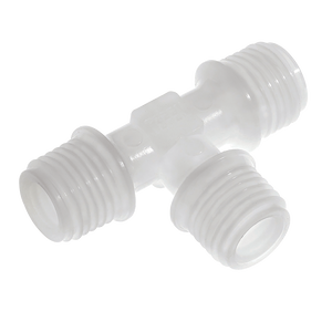 BSPT EQUAL MALE TEE PVDF
