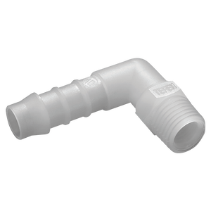 BSPT MALE X ID HOSE ELBOW PVDF