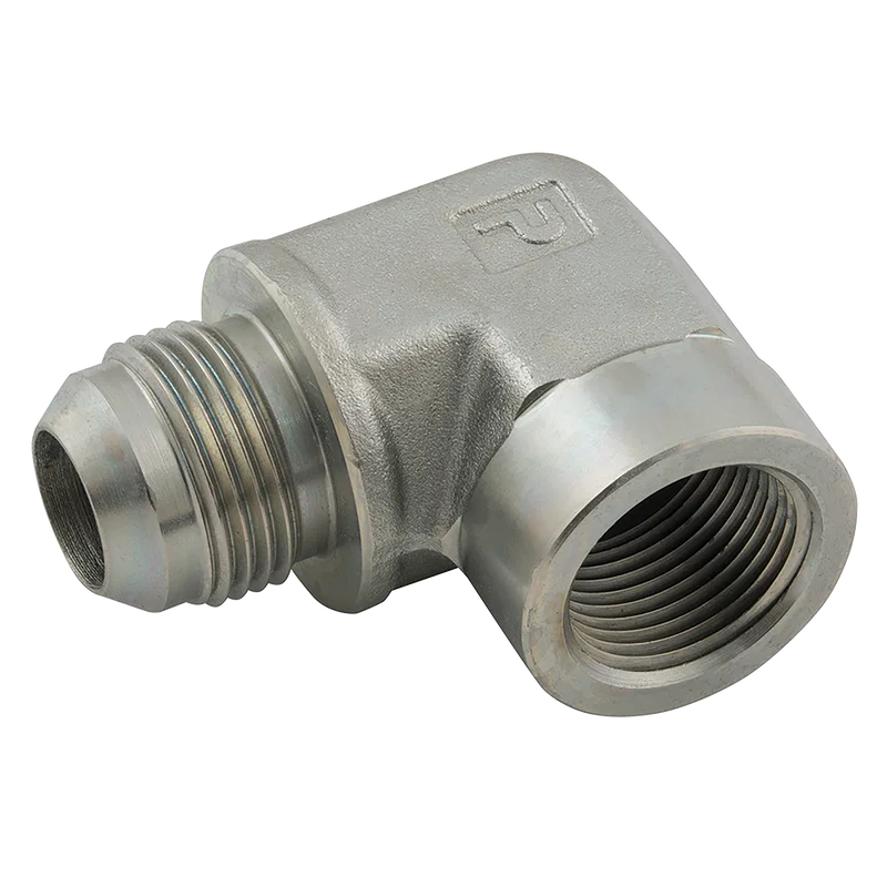 3/8-10MM X 1/4NPT  TRIPLELOK FEM 90