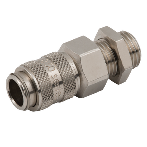 BSPP MALE COUPLING BULKHEAD N/P