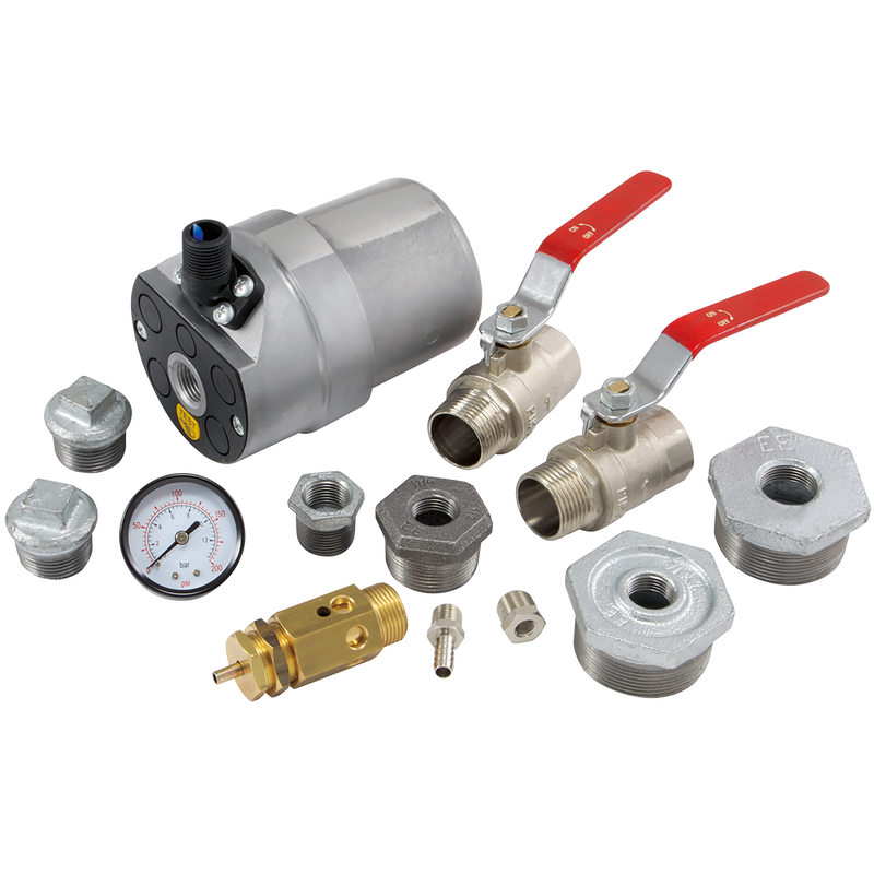 AIR RECEIVER KIT VERTICAL GALV