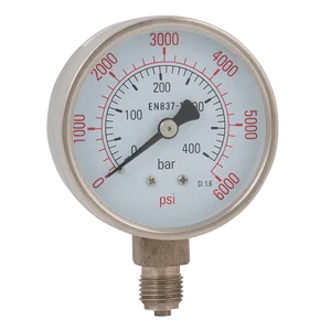 1/4inBSPP 63MM BOTTOM DRY GAUGE