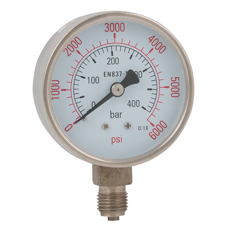 1/4inBSPP 63MM BOTTOM DRY GAUGE