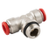 06MM OD X 1/8 BSPP MALE SW TEE PUSHIN