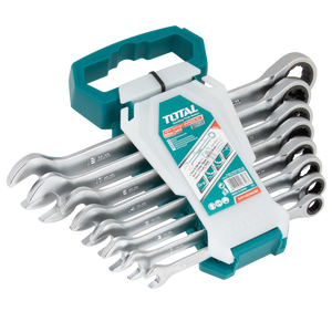 RATCHET SPANNER SET  2 SIZES 8-19MM