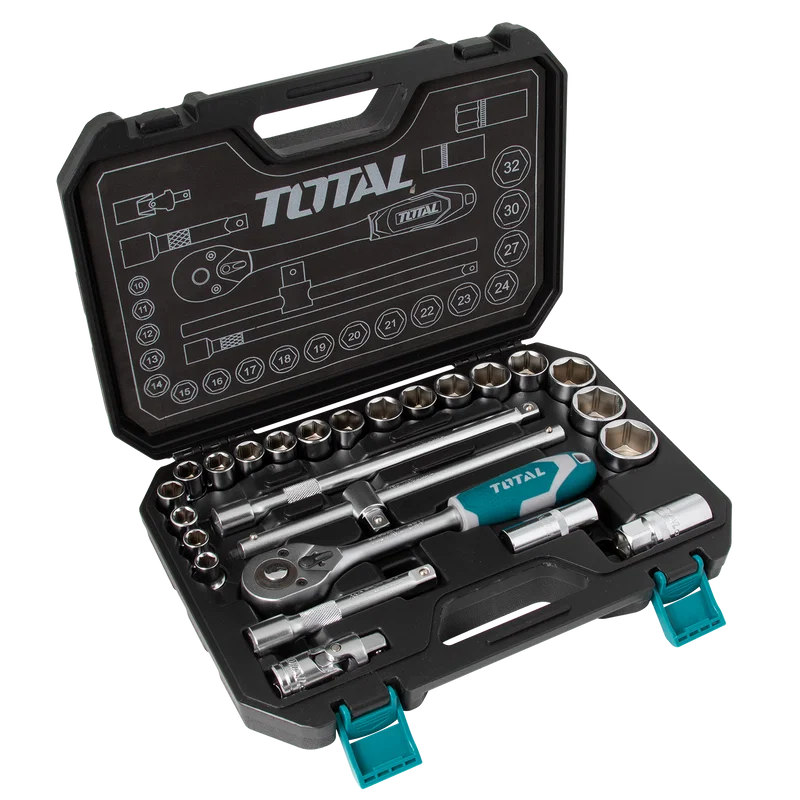 1/2 DRIVE SOCKET SET  25 PIECES