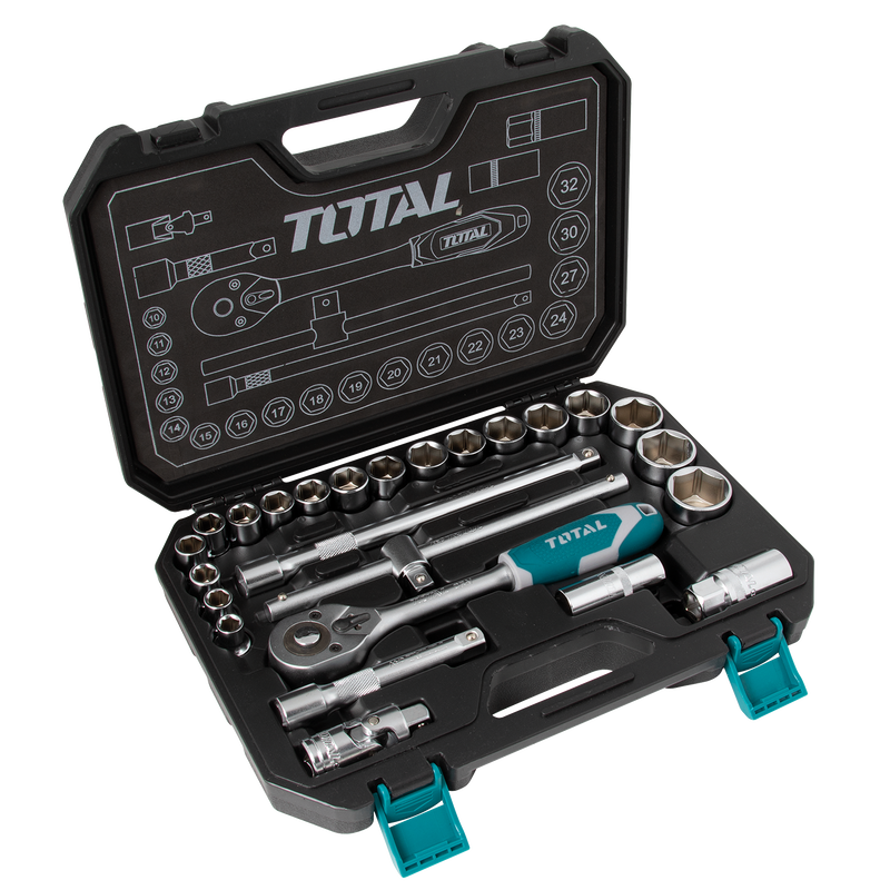 1/2 DRIVE SOCKET SET  25 PIECES