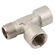 M5 BRASS TEE  PLATED M/F/F