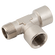 M5 BRASS TEE  PLATED M/F/F