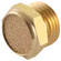 1/4 BSPP MALE FLAT SILENCER BRASS