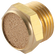 1/4 BSPP MALE FLAT SILENCER BRASS
