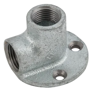 FEM BSPP EQUAL BRACKET ELBOW GALV