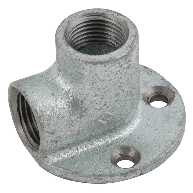 3/4 FEM BSPP EQUAL BRACKET ELBOW GALV