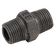 1.1/2BSPT EQUAL MALE HEX NIPPLE BLACK