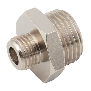 MALE HEX NIP BRASS/NP