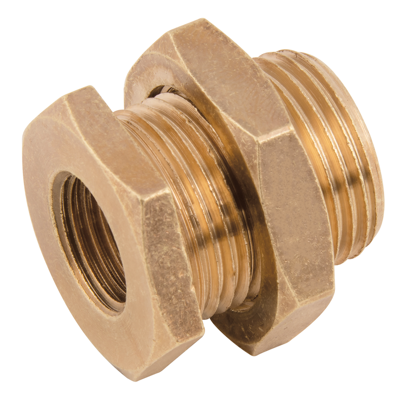 M10X1.0 MXF M5X0.8 BRASS BULKHEAD