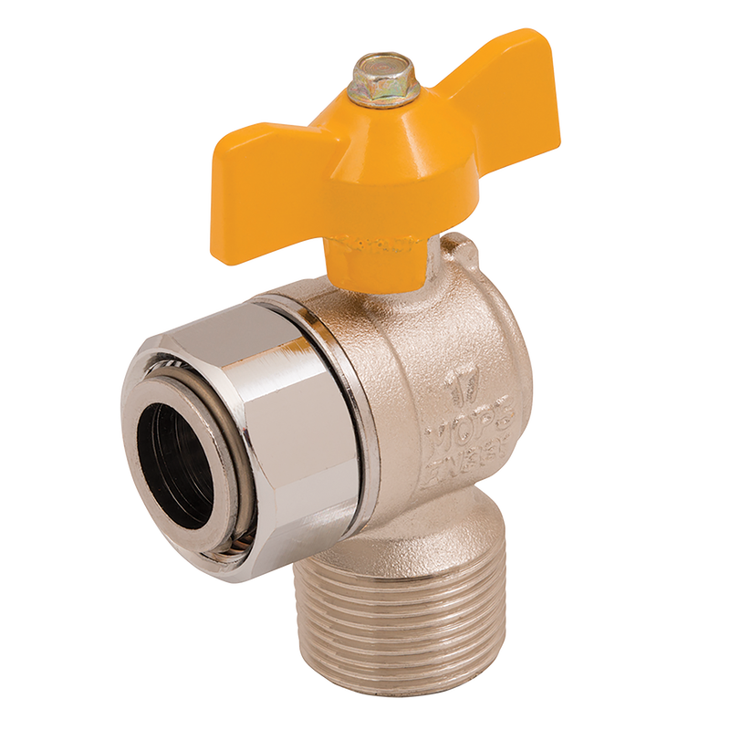 3/4 X 3/4 90¦ ANGLE GAS BALL VALVE MXF