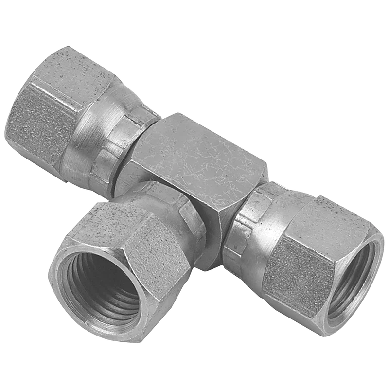 8023 JIC SWIVEL FEMALE TEE 37 CONE